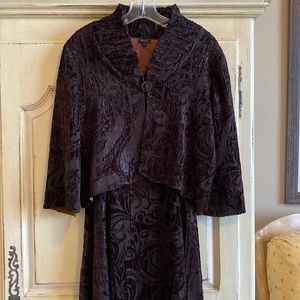 KOMAROV Dress and Jacket with a slip Small
